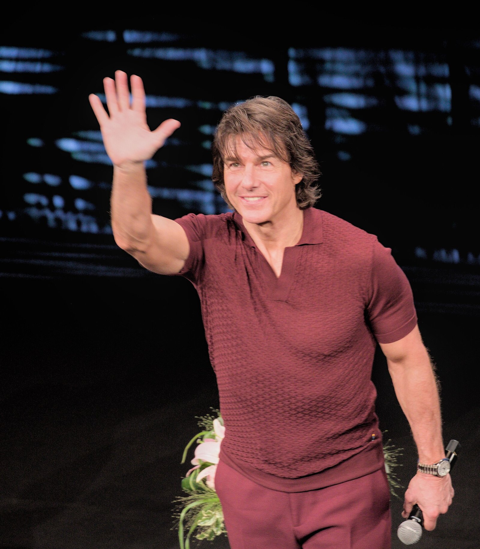 Tom Cruise at a Q&A session at the 2025 Cannes Film Festival