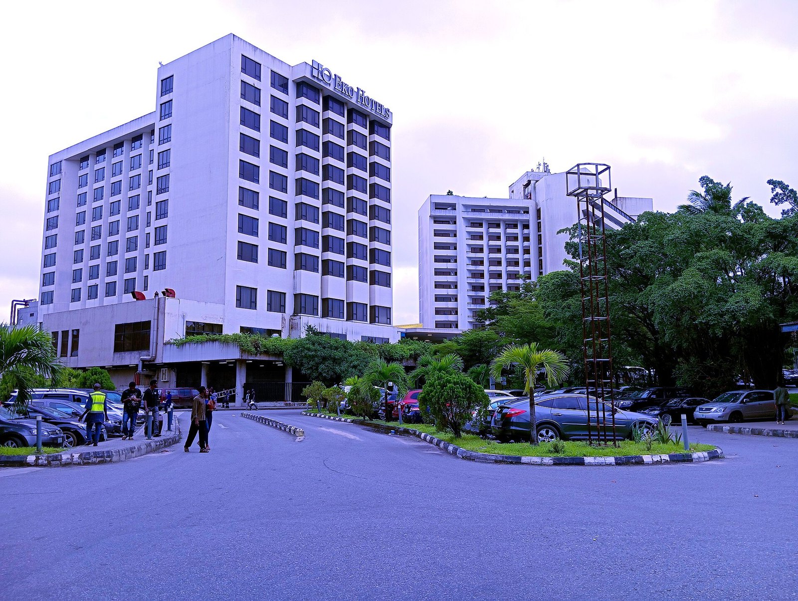 A wide view of Eko Hotels and Suites in Victoria Island, Lagos